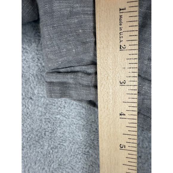 Athleta Shorts Womens 4 Gray Cabo Linen Pull On Boho Beach Cozy Preppy - Picture 6 of 7